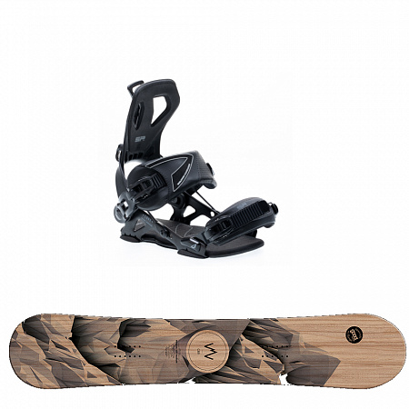 Комплит сноуборд WOODEN CAMBER + крепления CORE MULTIENTRY FT Комплит сноуборд WOODEN CAMBER + крепления CORE MULTIENTRY FT